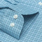 Cooper & Stewart Aiken Plaid Button Down Dress Shirt