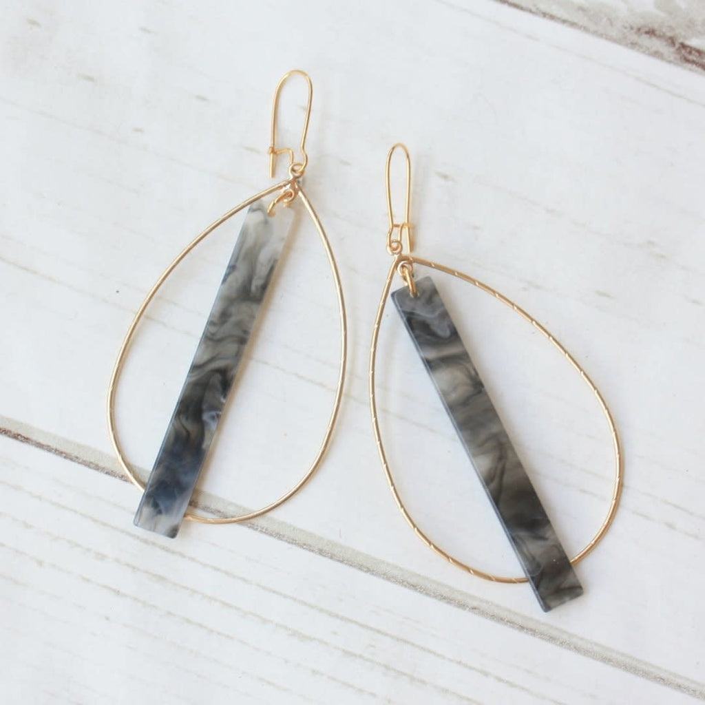 Virtue - Hoops w/ Acrylic Bar