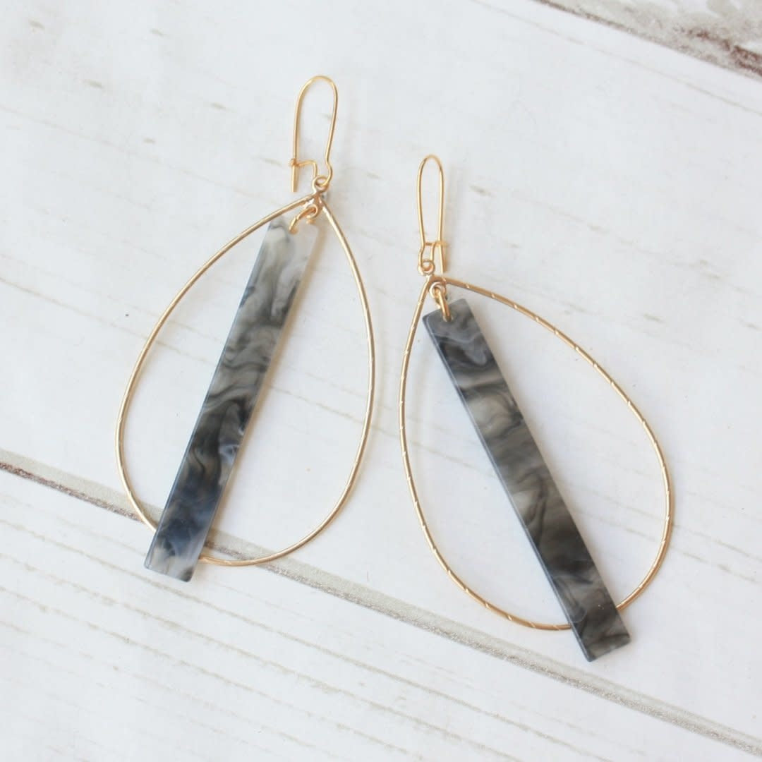 Virtue - Hoops w/ Acrylic Bar