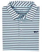 Coastal Cotton Stripe Performance Polo