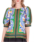 Jade Melody Tam Short Sleeve Top