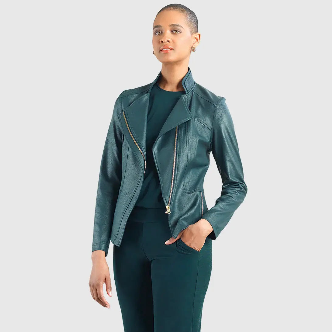 Clara Sunwoo Liquid Leather Signature Jacket