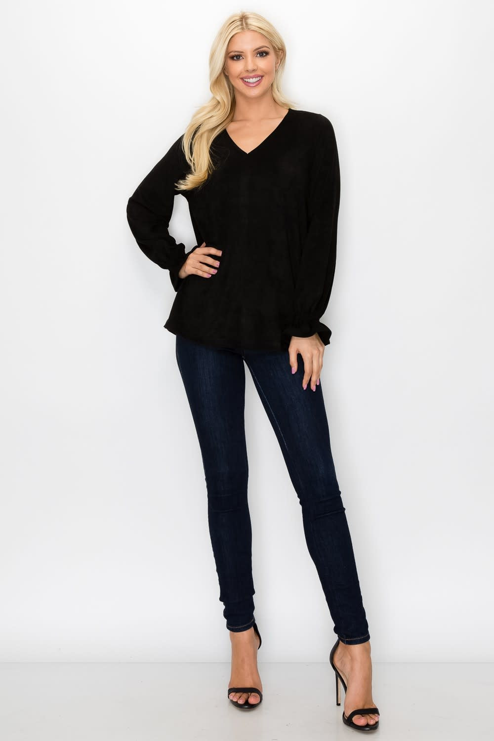 Joh Abigail Suede Top