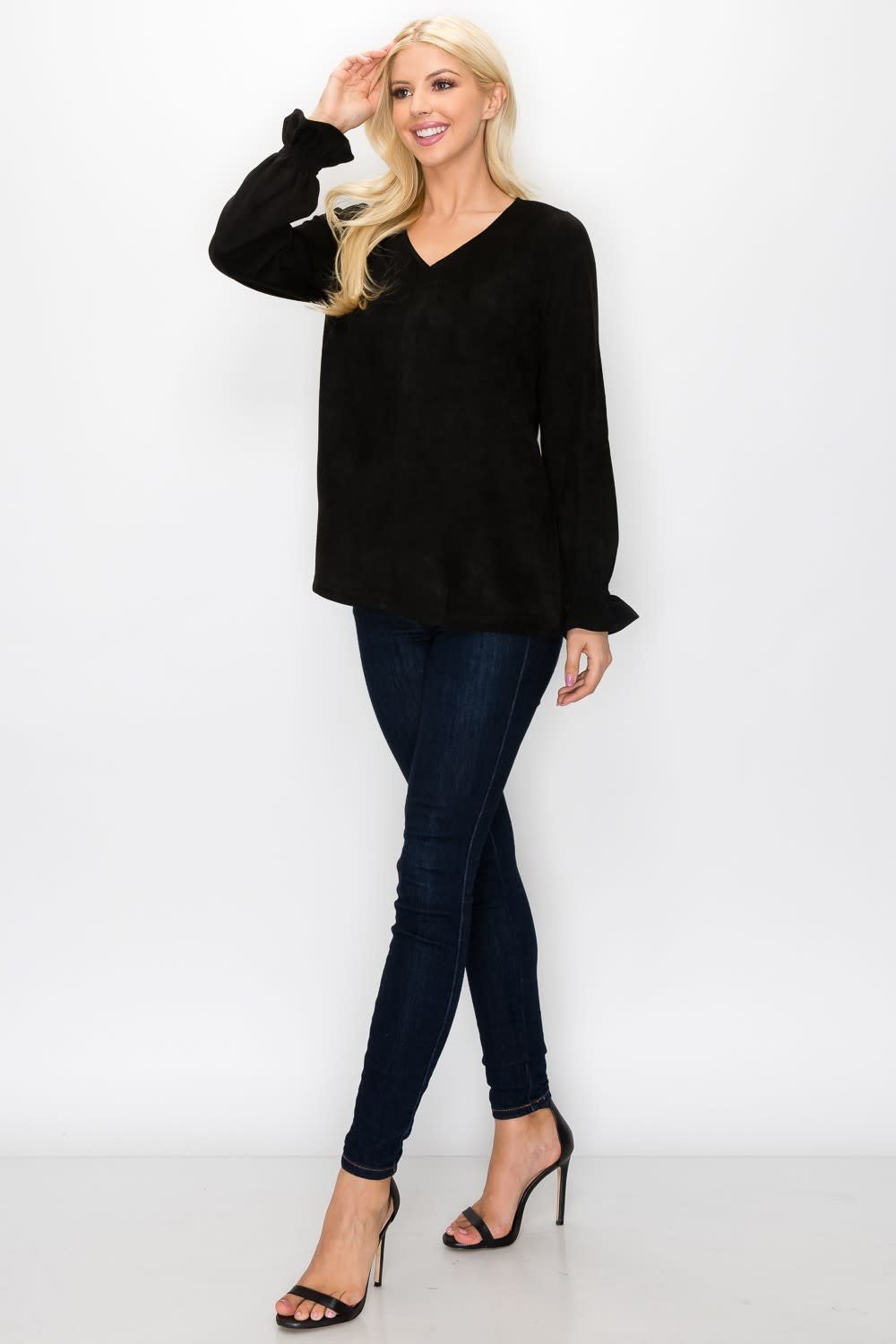 Joh Abigail Suede Top