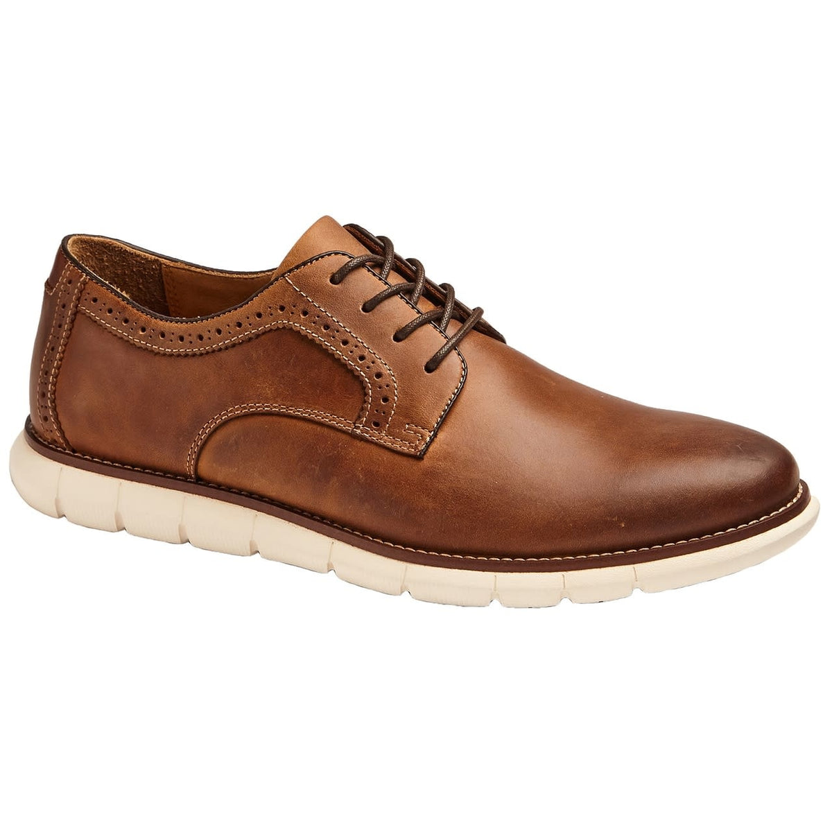 Johnston & Murphy Tan Holden Plain Toe