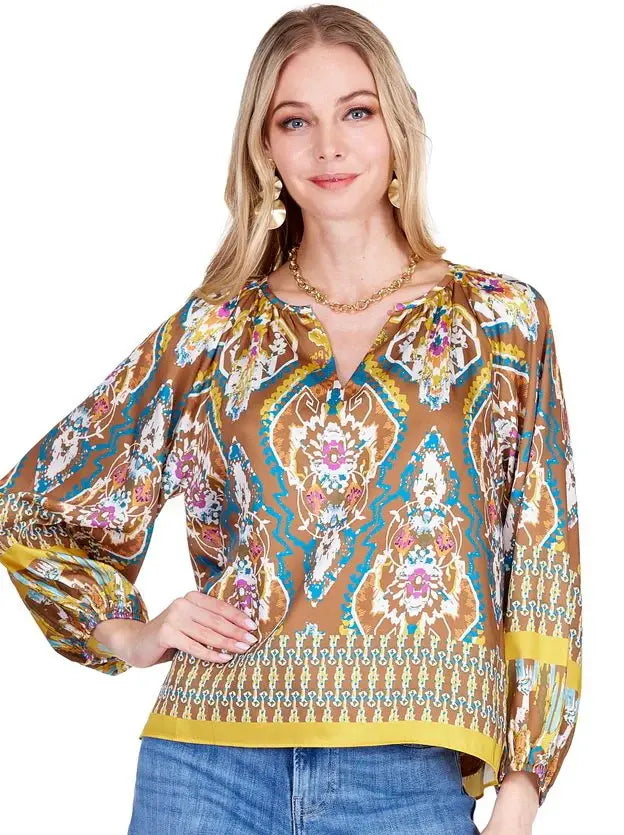 Joy Joy Peasant Top
