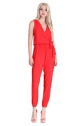Tyche Textured Wrap Jumpsuit
