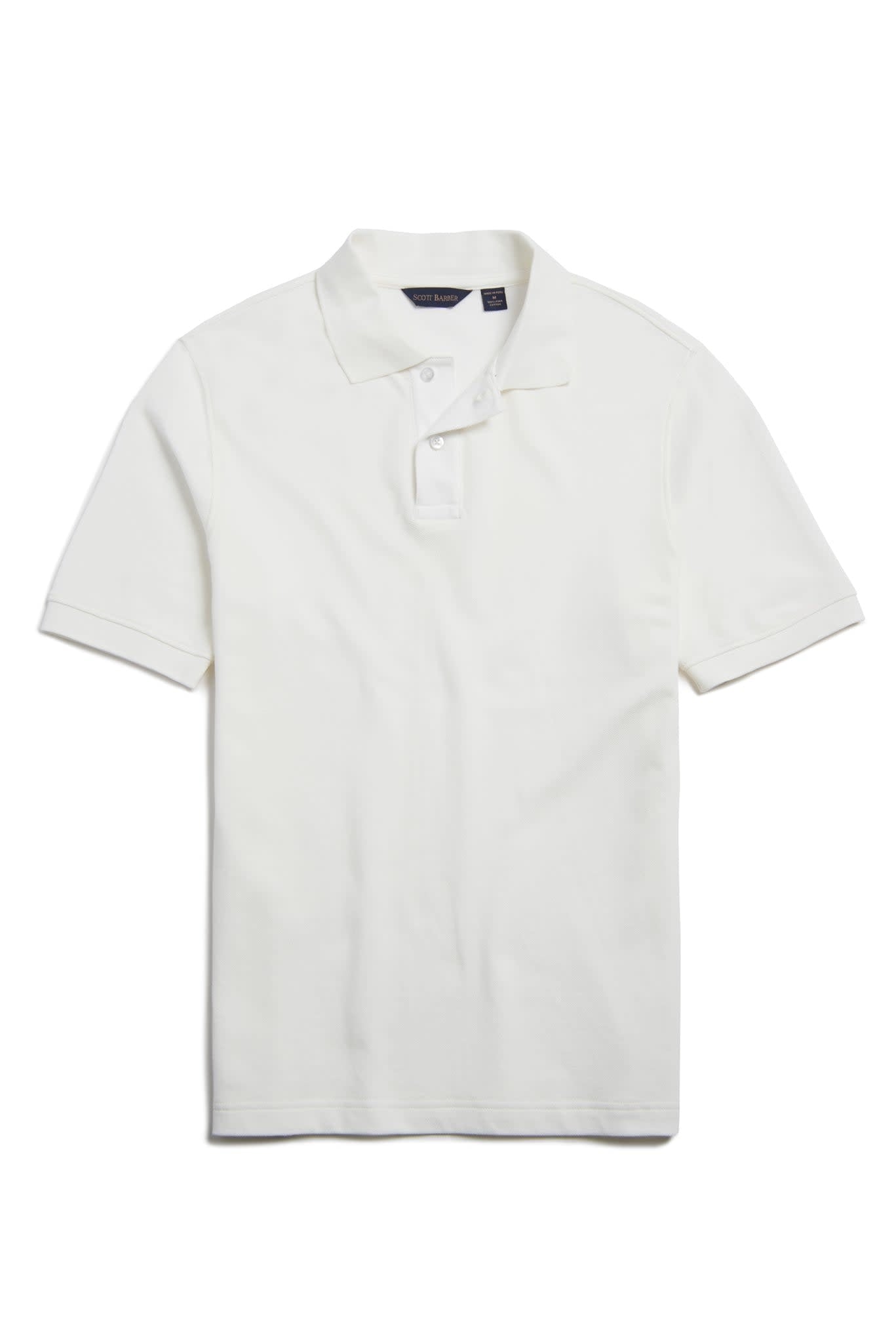 Scott Barber Pima Pique Polo Shirt
