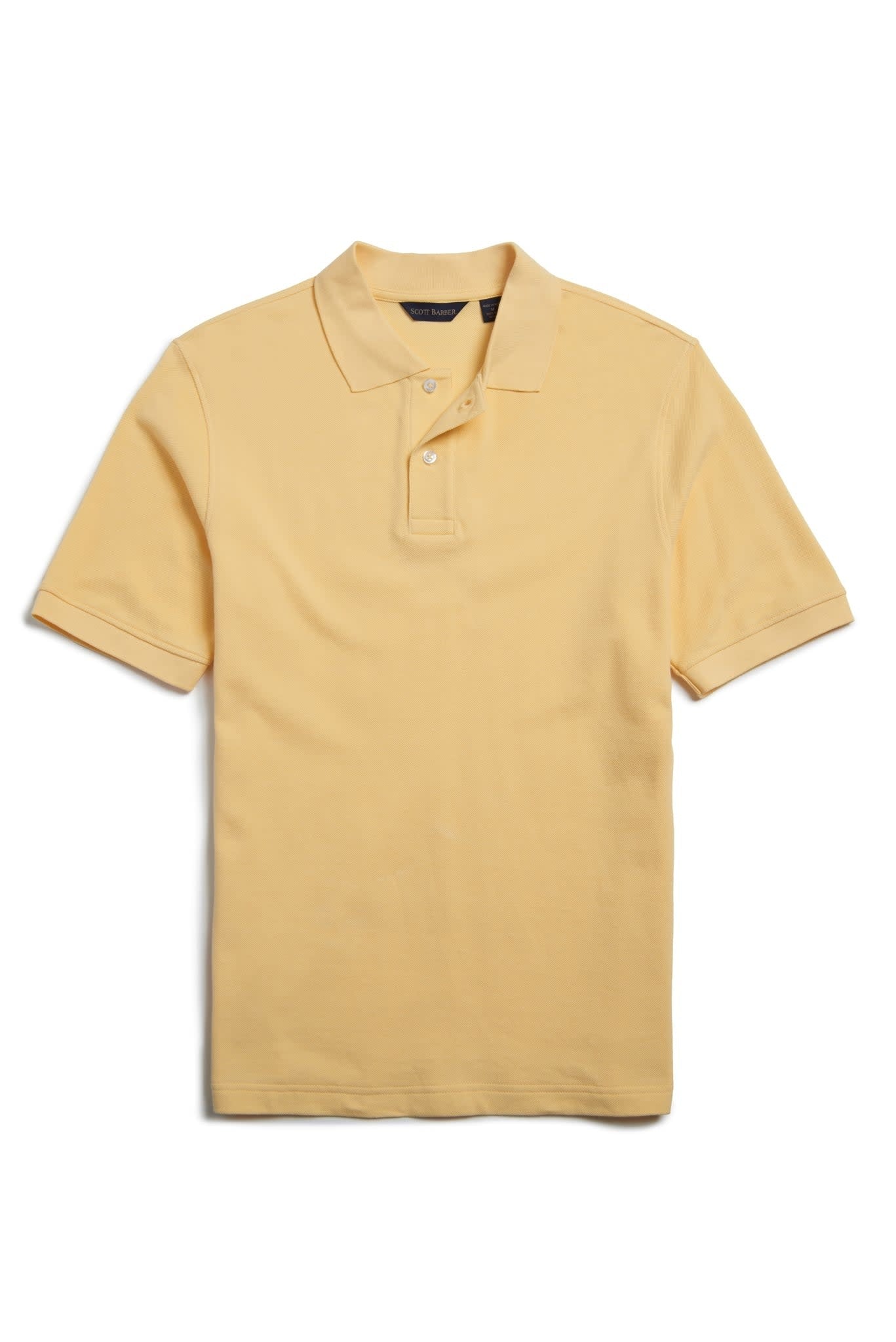 Scott Barber Pima Pique Polo Shirt