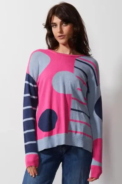 Zaket & Plover Spot on Stripes Sweater