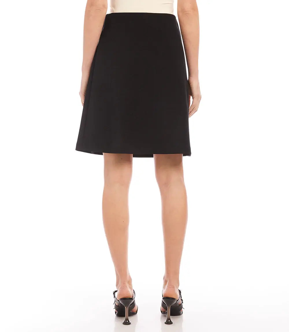Karen Kane Black Bias Cut Skirt