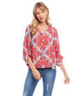Karen Kane Blouson Sleeve Tunic Top