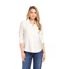 Karen Kane Ruched Sleeve Shirt