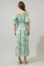 Sugarlips Kiany Floral Magna Town Midi Dress