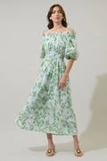 Sugarlips Kiany Floral Magna Town Midi Dress