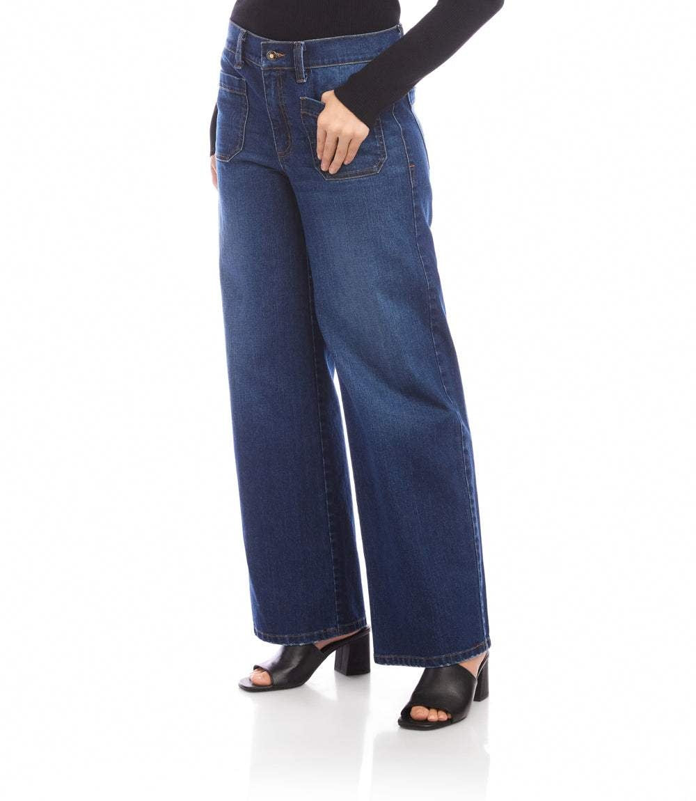 Karen Kane Lauren Patch Pocket Jeans