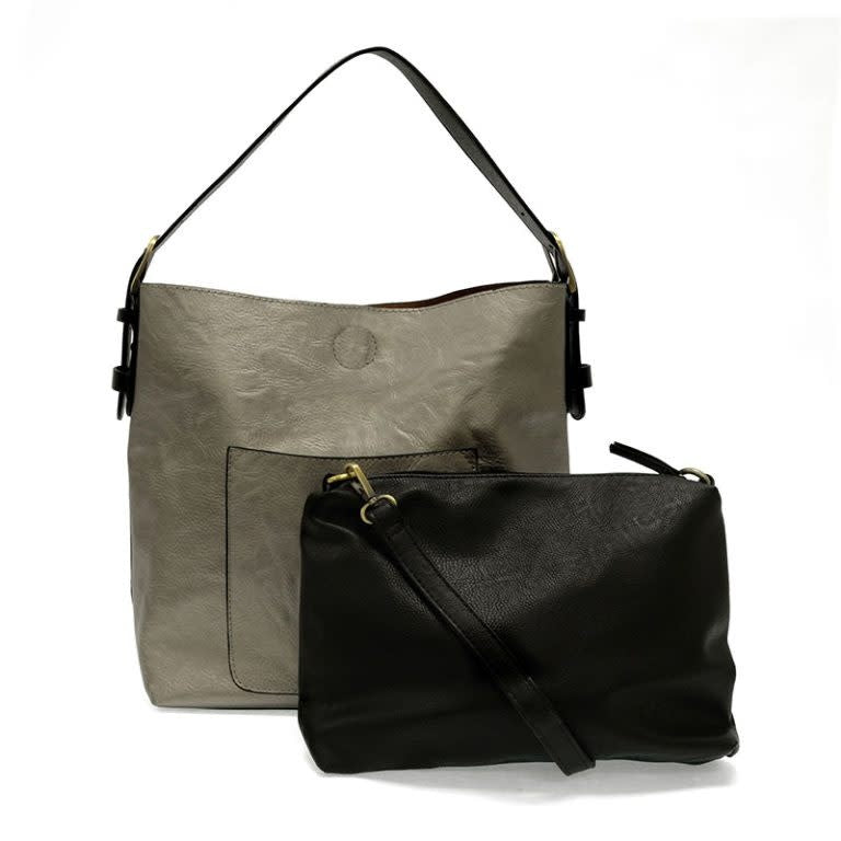 Joy Susan Hobo Black Handle Handbag
