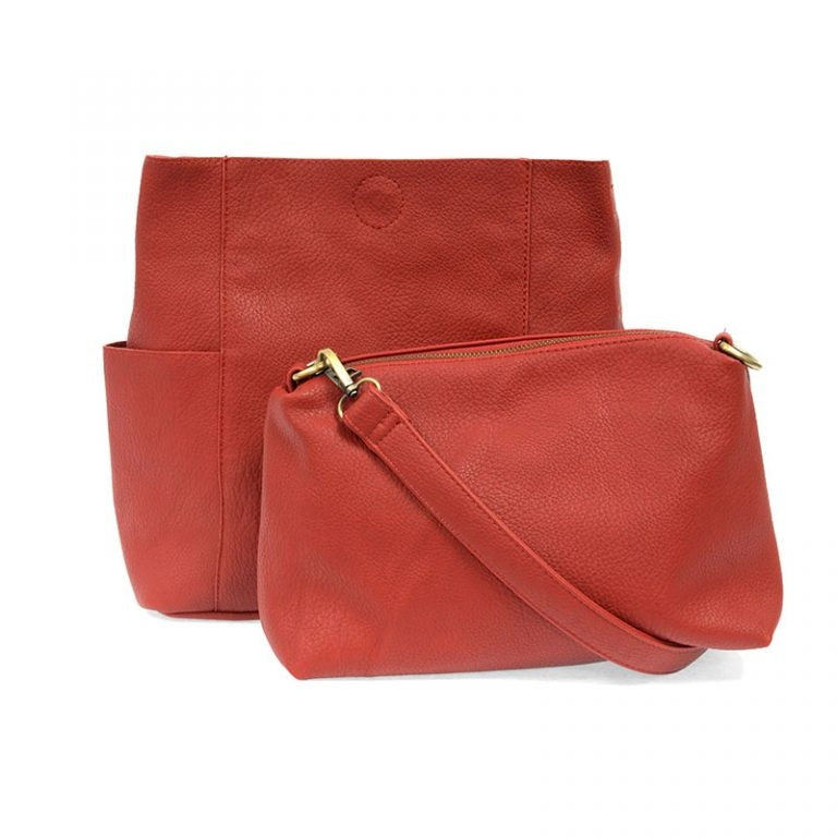 Joy Susan Kayleigh Side Pocket Bucket Bag