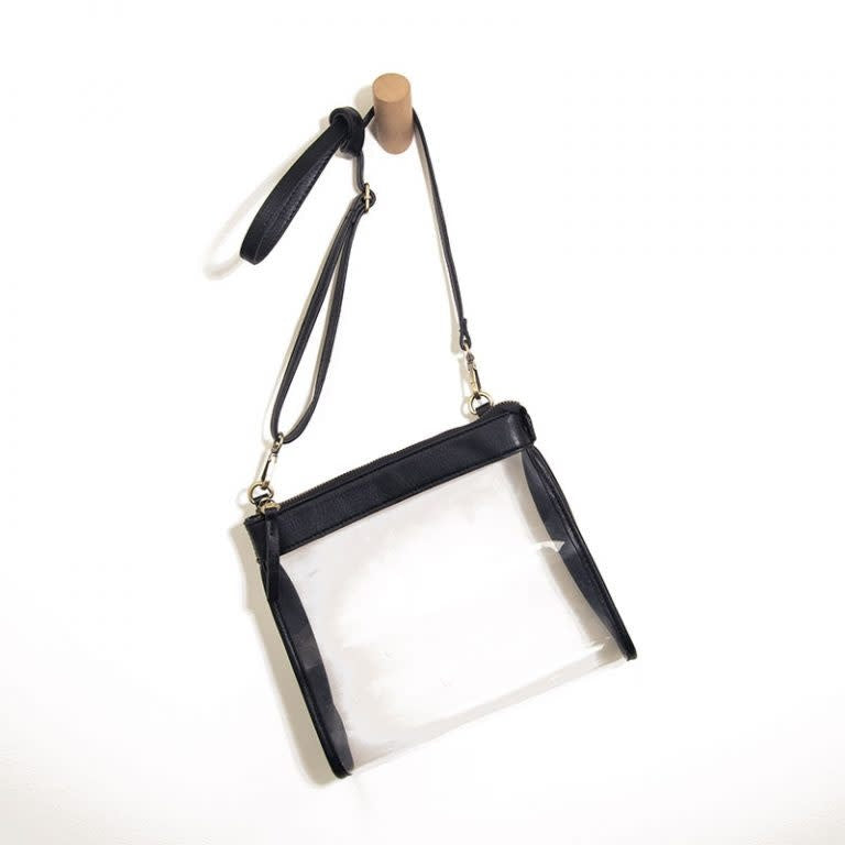 Joy Susan Clear Tanya TopZip Crossbody