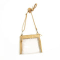 Joy Susan Clear Tanya TopZip Crossbody