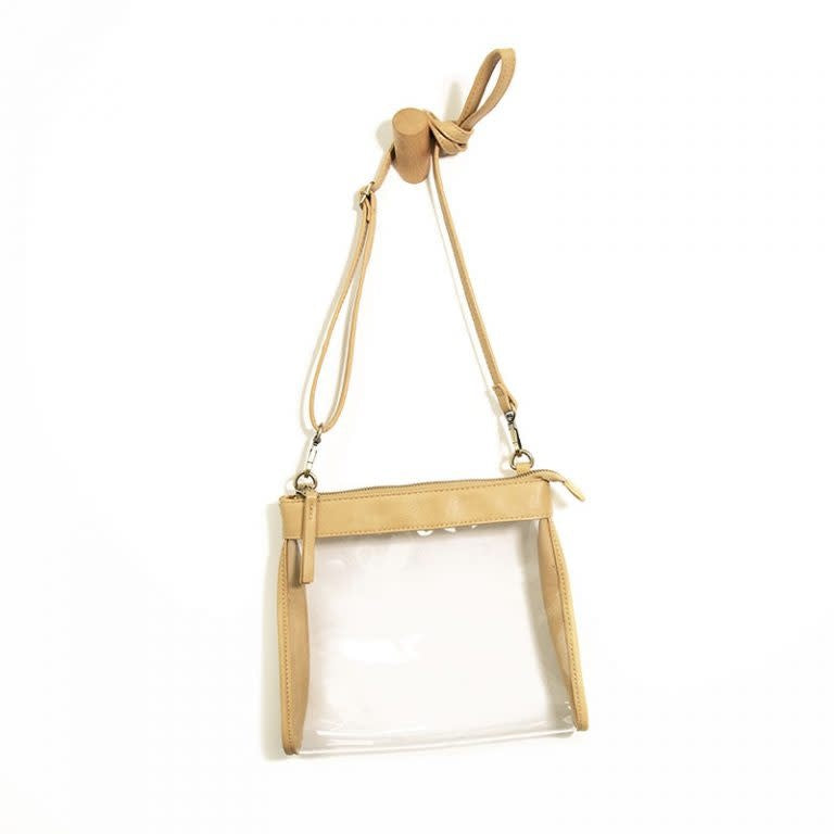 Joy Susan Clear Tanya TopZip Crossbody