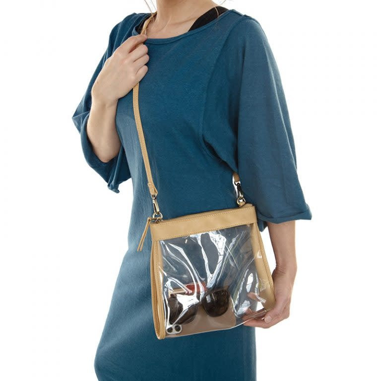 Joy Susan Clear Tanya TopZip Crossbody