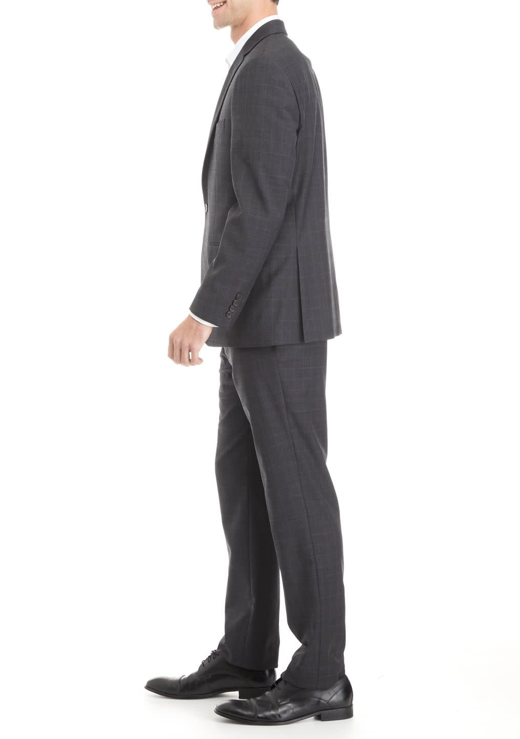 Lauren Ralph Lauren Sharkskin Windowpane Suit