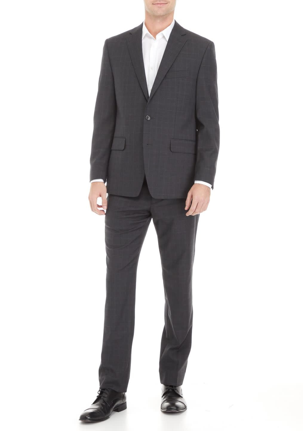 Lauren Ralph Lauren Sharkskin Windowpane Suit
