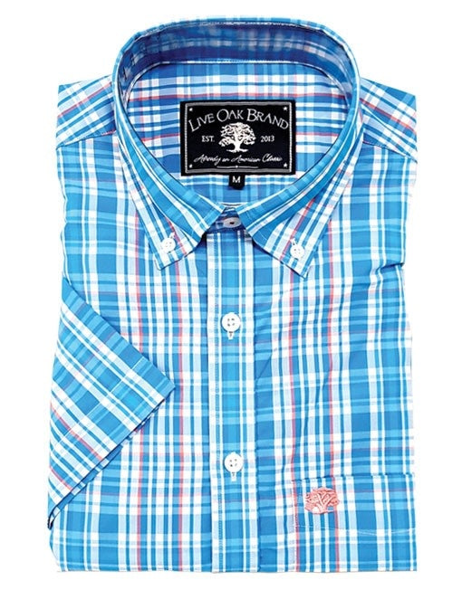 Live Oak Short Sleeve Plaid Shirt
