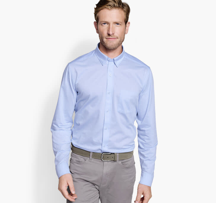 Johnston & Murphy XC Flex Stretch Long Sleeve Dress Shirt