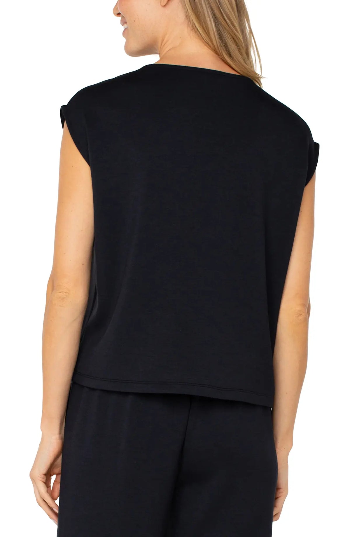 Liverpool Dolman Sleeve V-neck Top