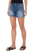 Liverpool Gia Glider Fray Hem Shorts