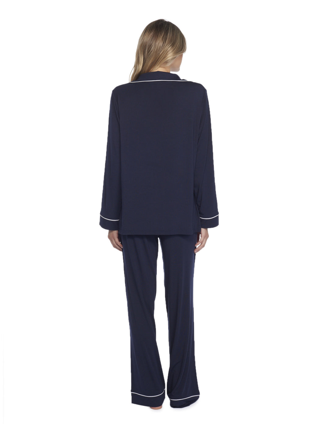 Barefoot Dreams - Luxe Milk Jersey Piped PJ Set