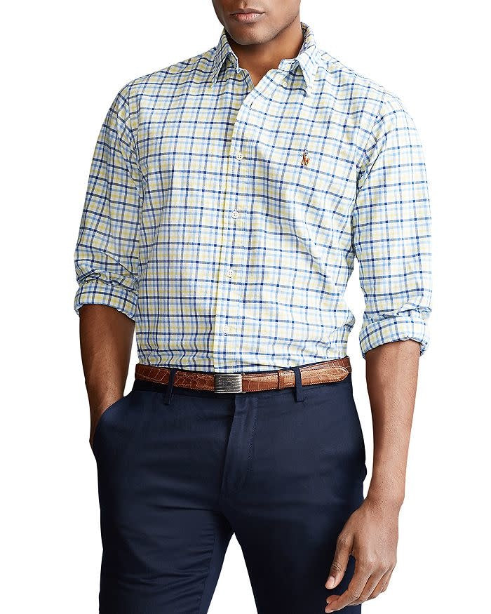 Polo Ralph Lauren Plaid/Tattersall Oxford Classic Fit Shirt