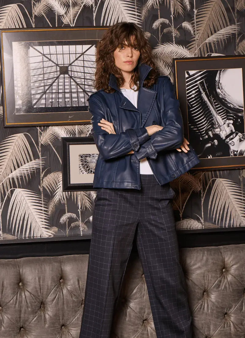 Lysse Evonne Oversized Cropped Trench Coat
