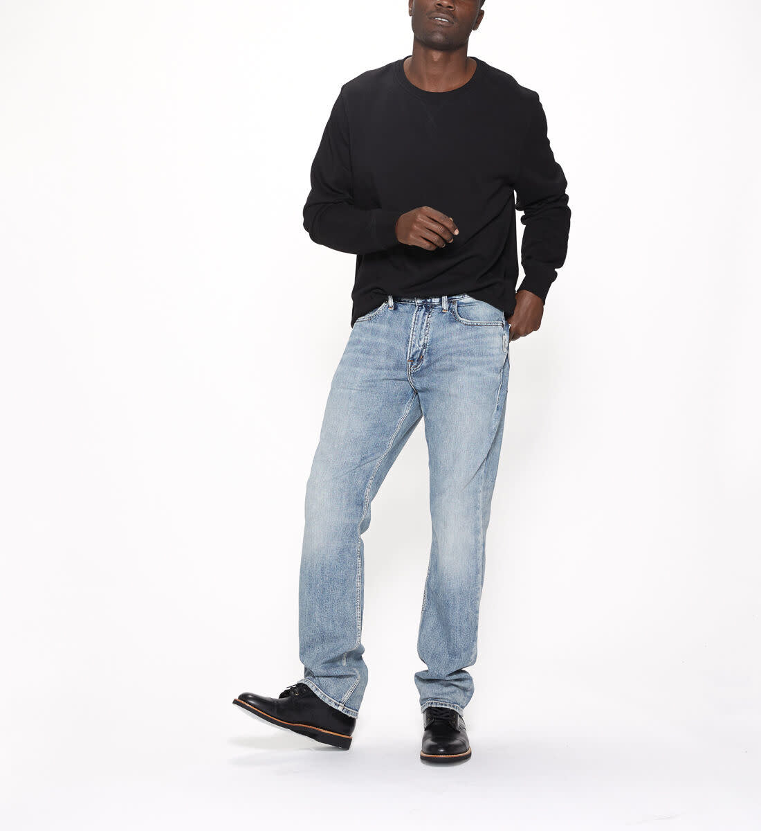 Silver Grayson Easy Fit Jeans