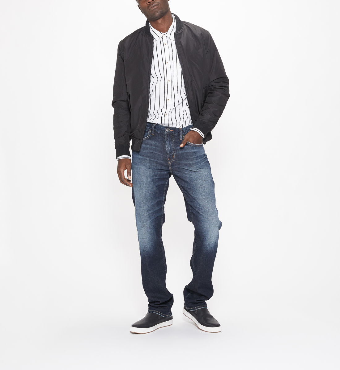 Silver Grayson Easy Fit Jeans