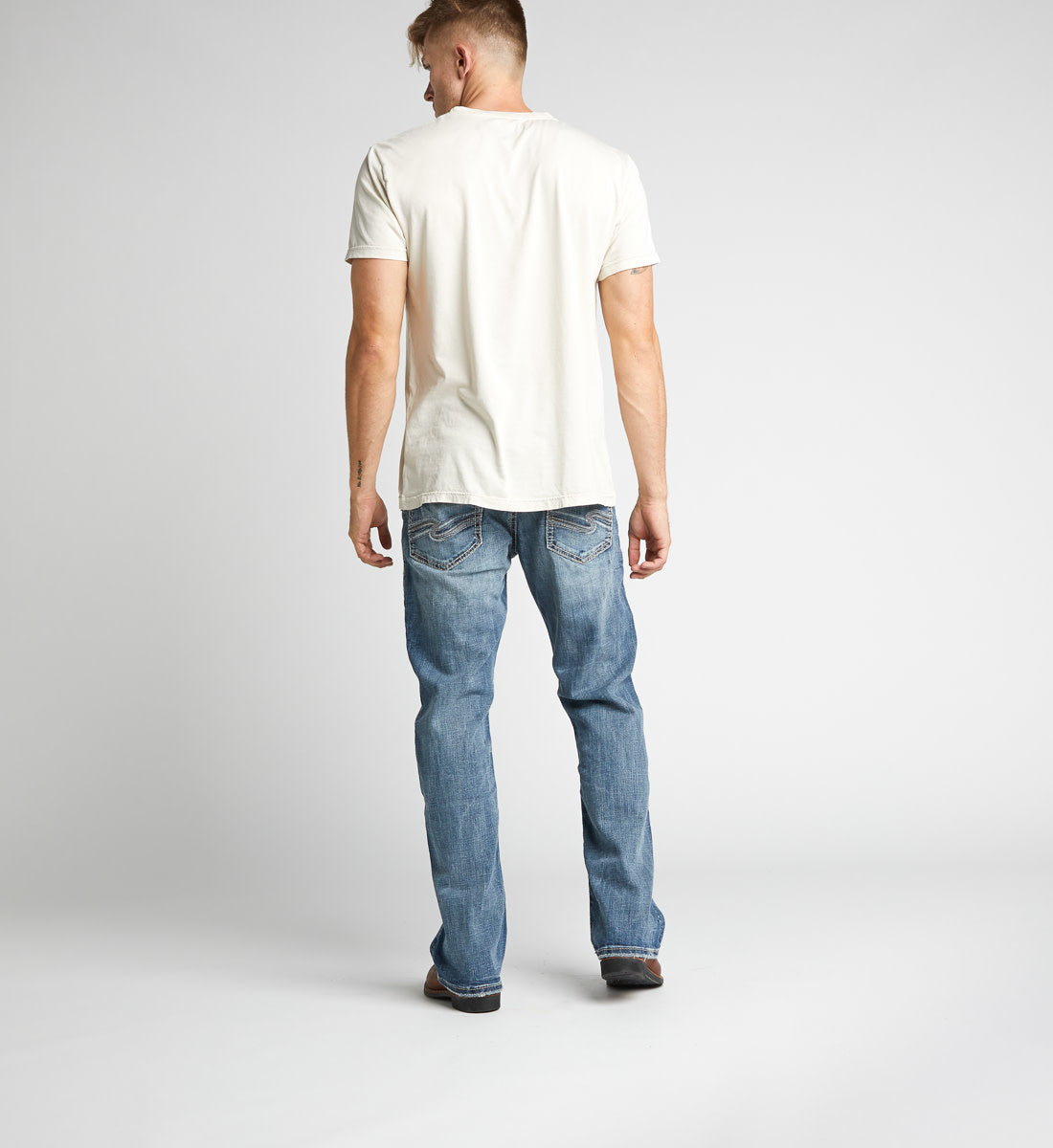Silver Craig Easy Fit Bootcut Jean