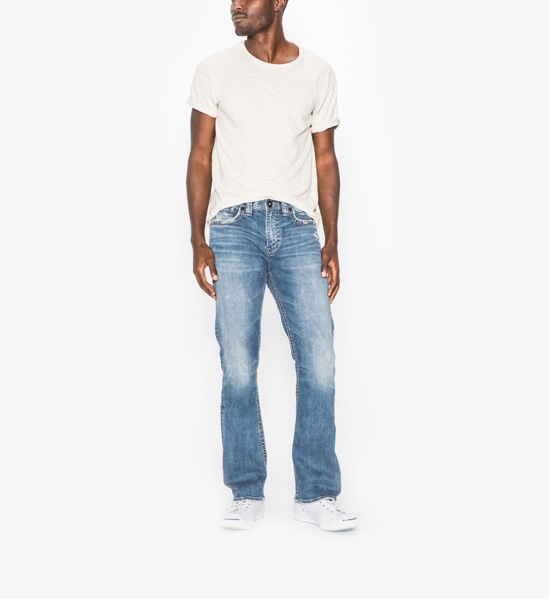 Silver Craig Easy Fit Bootcut Jean