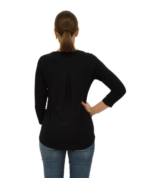 Multiples Scoop Neck Top