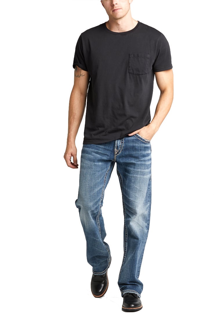 Silver Zac Relaxed Straight Leg Jeans