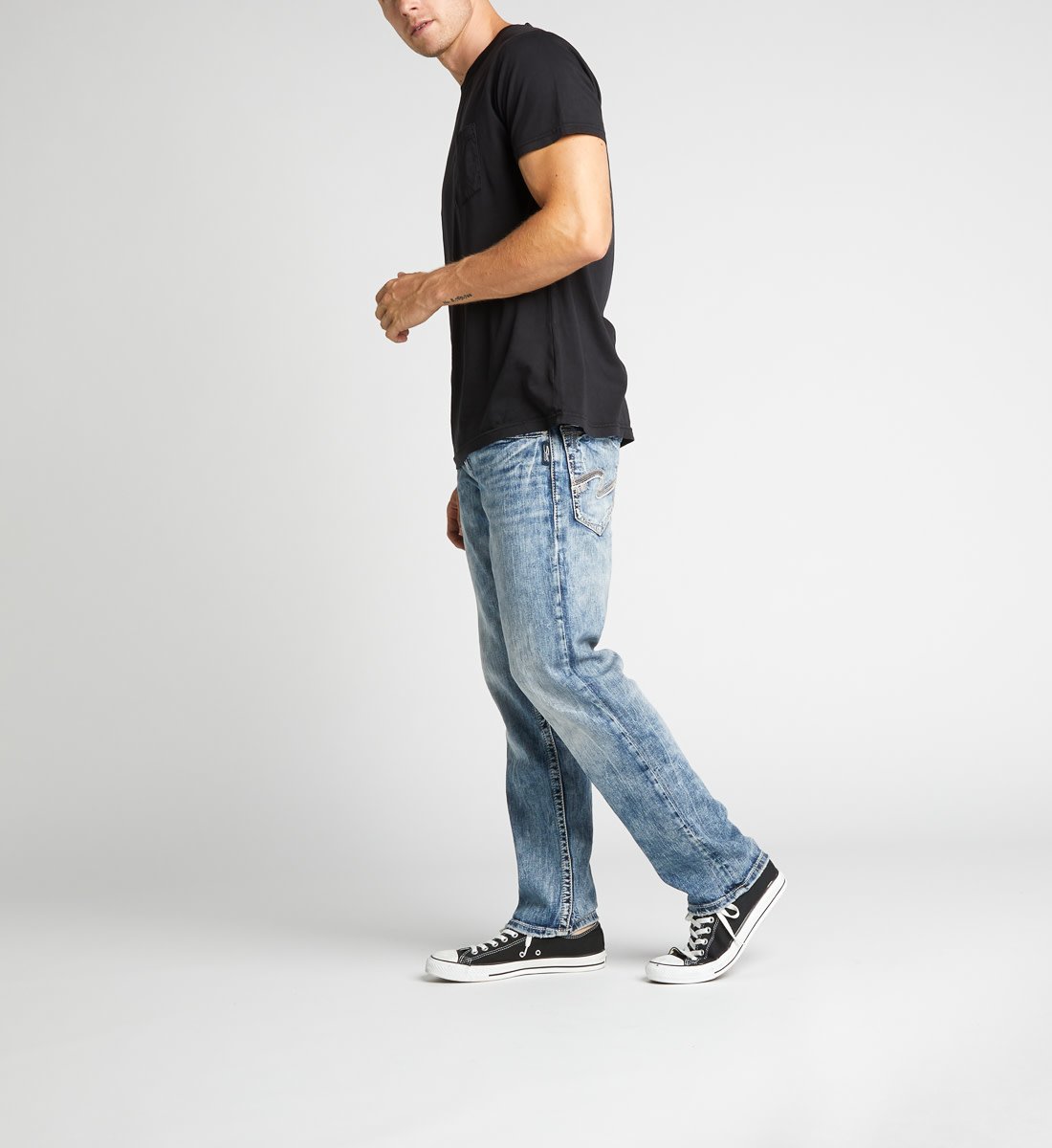 Silver Eddie Relaxed Tapered Jean