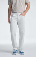 Mavi Ivory Zach Straight Leg Twill Pants
