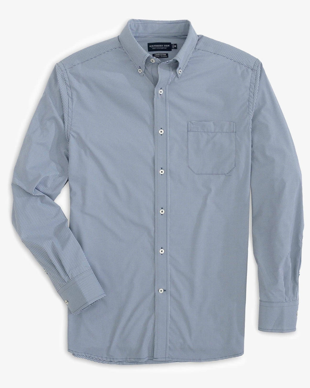 Southern Tide Micro Gingham brrr Intercoastal Sport Shirt