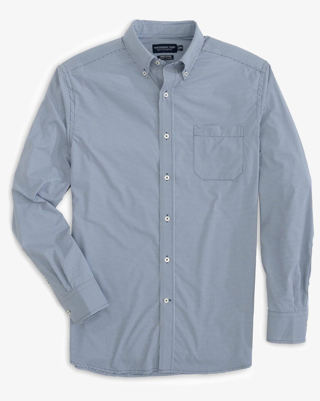 Southern Tide Micro Gingham brrr Intercoastal Sport Shirt