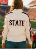 Sweater X Vetter Mississippi State 1/2 Zip Sweater