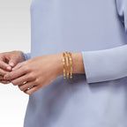Julie Vos Monaco Gold Bangle