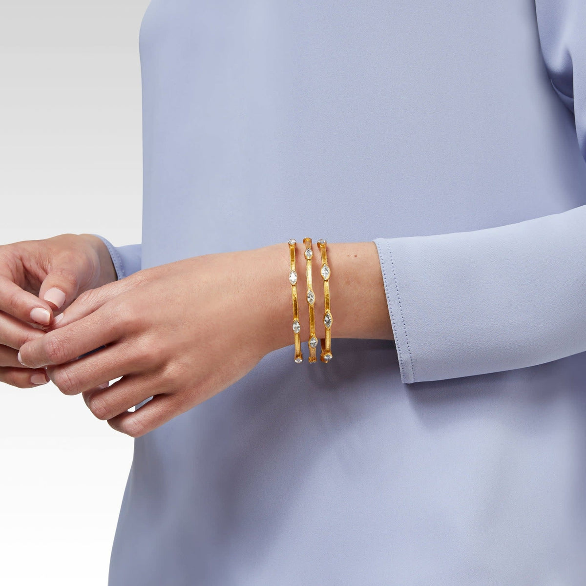 Julie Vos Monaco Gold Bangle