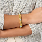 Julie Vos Nassau Stone Hinge Bangle