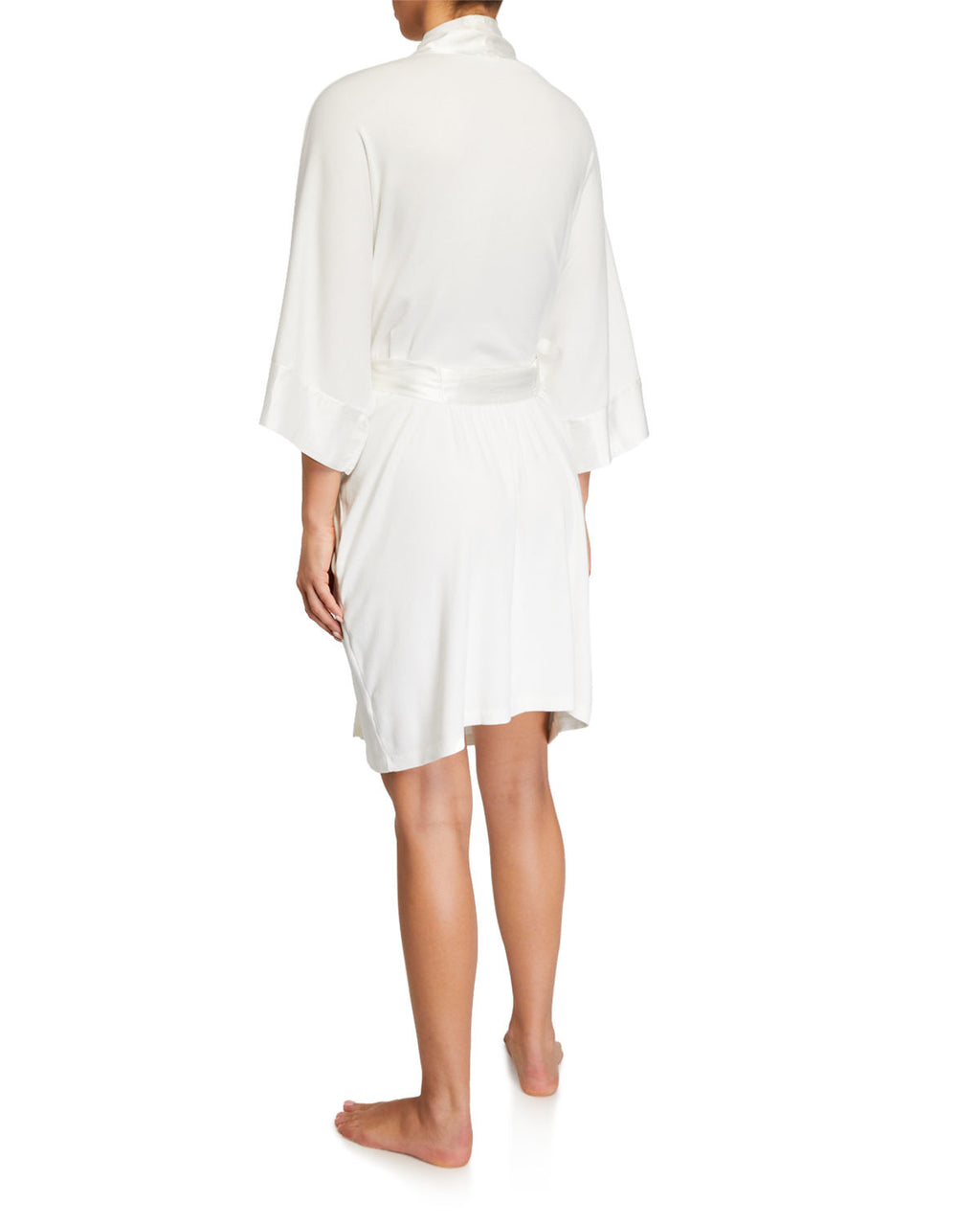 PJ Harlow Shala Satin Trim Robe With Pockets